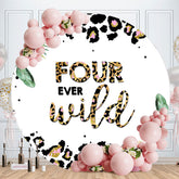 Aperturee - Circle Four Ever Wild Birthday Party Backdrop